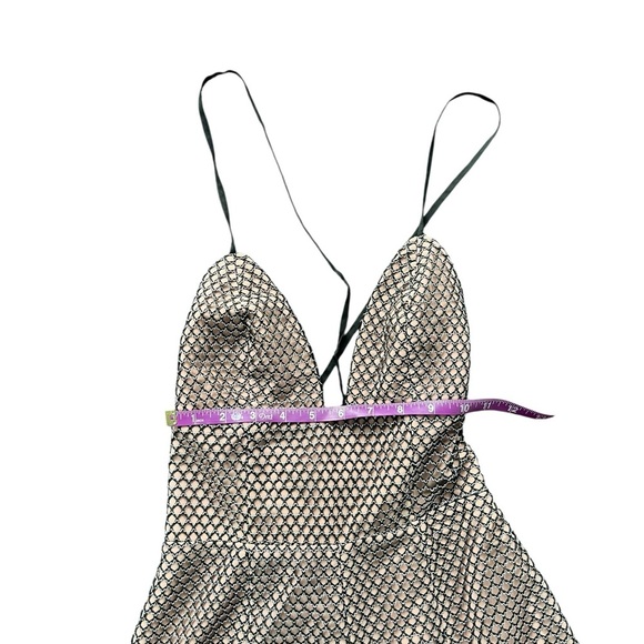 Revolve NBD Salt Shaker Romper Black and Silver XS NWT - Picture 6 of 12